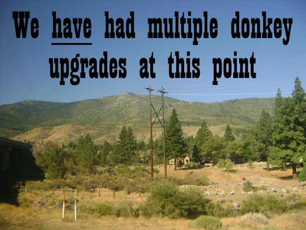 episode 131 - We HAVE had multiple donkey upgrades at this point